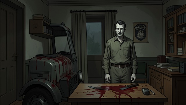 Evidence Points at Erik from "Day of the Dead". The Suspect Appears A warrant and a bloody truck Brian Fellows traced the card to a house where Erik LaGrange was staying.