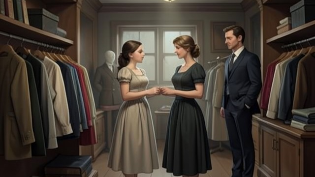 The New Clothes from "Foster". The New Clothes Practical repair Edna takes the girl to Gorey and buys dresses, trousers, shoes, and socks.
