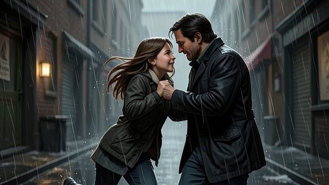 The Gate Embrace from "Foster". The Gate Embrace A return across the lane John turns back after saying goodbye, and the girl races toward him.