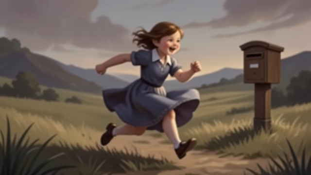 The Postbox Race from "Foster". The Postbox Race A playful test John Kinsella asks the girl to run to the postbox and back, timing her return.