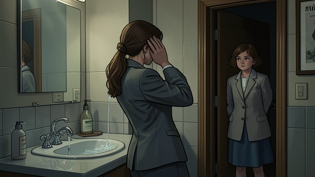 Edna’s Tears from "Foster". Edna’s Tears A hidden wound appears After John criticizes the girl’s clothing, Edna goes upstairs and cries behind the bathroom door.