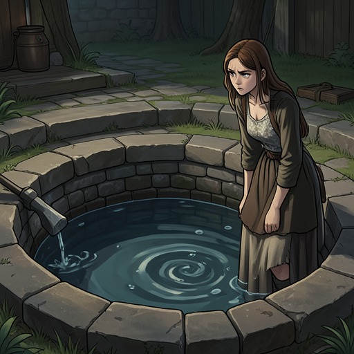 The Danger at the Well from "Foster". The well shifts from a place of nourishment and closeness into a physical crisis that interrupts the girl’s departure.