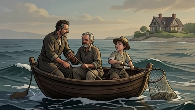 The Island's Summer Work from "The Summer Book". The Island's Summer Work Living by practical tasks The family fishes, gathers, repairs, waters plants, and keeps equipment ready.