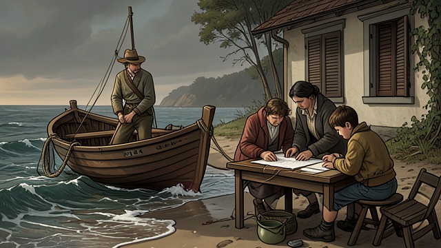 The Island Left Behind from "The Summer Book". The Island Left Behind Securing the household The family puts boats and tools in safe positions, leaves practical instructions, and prepares the house for…