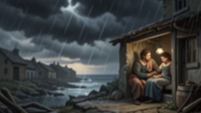 The Storm's Embrace from "The Summer Book". The Storm's Embrace The desired danger arrives Sophia runs toward the approaching storm and feels its force as an answer to her prayer.