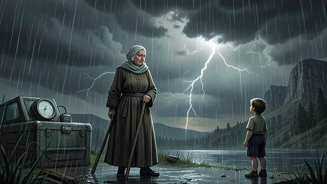 Grandmother's Counterclaim from "The Summer Book". Grandmother's Counterclaim A playful explanation Grandmother says that she prayed for a storm before Sophia did.