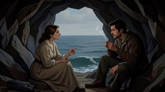 The Canyon's Shade from "The Summer Book". The Canyon's Shade A chosen retreat Grandmother slips away from the group and settles into a shaded cleft. The quiet gives her time to smoke and watch the sea.