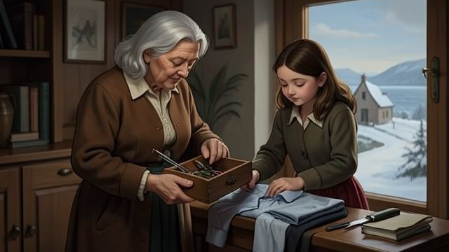 The Unspoken Farewell from "The Summer Book". The Unspoken Farewell Preparations as care Grandmother worries about strangers, birds, salt, and the house through winter.