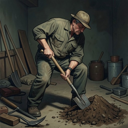 Sophia's Father and His Projects from "The Summer Book". This thread follows Sophia's father through practical work and increasingly ambitious attempts to shape the island.