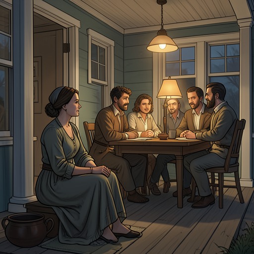 The Missing Mother and Present Family from "The Summer Book". This flow reframes Sophia's bereavement through her growing connections with the living family around her.
