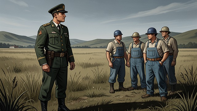 An Officer Returns Home from "Lady Chatterley's Lover". An Officer Returns Home A different station During military service, Mellors is favored by a colonel and receives a commission.