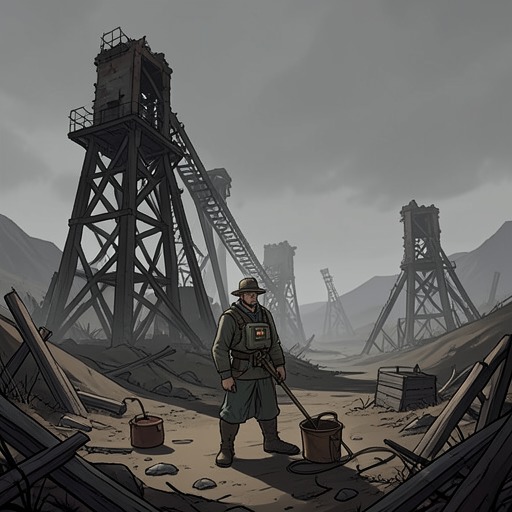 The Industrial Landscape of Tevershall from "Lady Chatterley's Lover". This flow traces how the ruined mining landscape shapes the novel’s social atmosphere and Connie’s perception of the life awaiting her.
