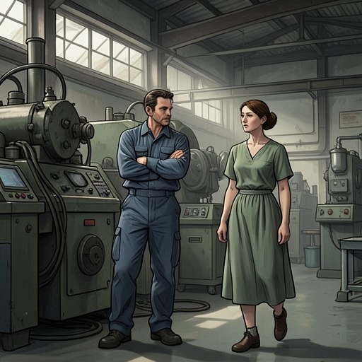 Mellors Against Industrial Modernity from "Lady Chatterley's Lover". This flow traces Mellors’s opposition to industrial modernity as a response to dehumanized labor, social isolation, and the fragility of intimate life.