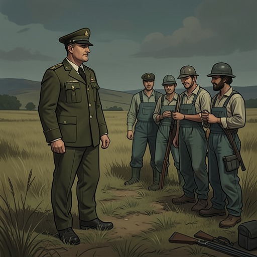 Mellors Between Classes from "Lady Chatterley's Lover". This flow traces Mellors’s movement among working-class origins, military experience, and a chosen return to rural work, shaping his independence from class…