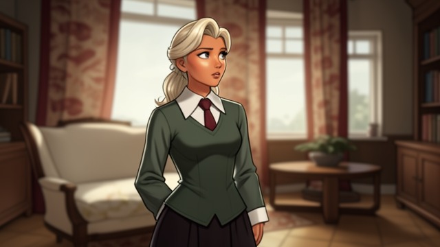Beauty Restored from "Bonjour tristesse". Beauty Restored A renewed appearance Elsa returns with a fresh tan, new clothes, and renewed confidence.