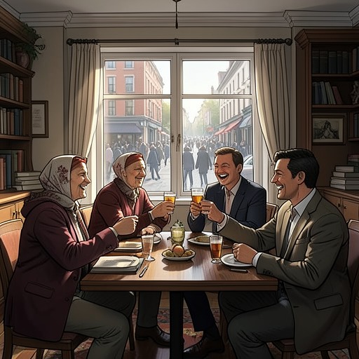The Village and the Social World from "Bonjour tristesse". The contrast between Raymond and Cécile’s boisterous circle and Anne’s restraint reveals competing ideas of pleasure, dignity, and belonging.