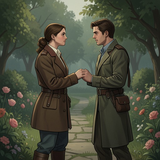 The Lovers’ Unequal Promise from "Bonjour tristesse". Cécile and Cyril share desire and tenderness, but their different expectations prevent their relationship from becoming the future Cyril wants.