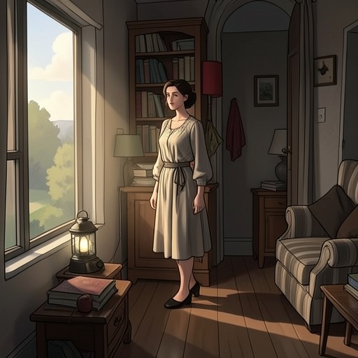 The Arrival of Anne from "Bonjour tristesse". Anne’s entry into the holiday household changes its emotional balance, creating both the promise of maturity and the conflict that later divides it.