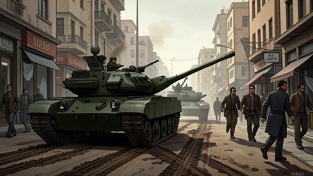 Tanks Enter Cities from "September 11". Tanks Enter Cities Israeli tanks enter Palestinian cities, including Jenin, Ramallah, and Jericho.