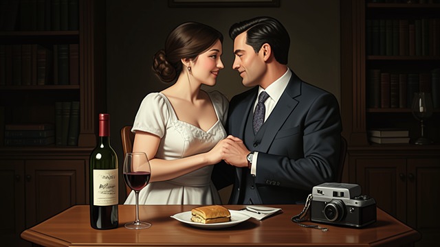 The First Kiss from "Never Kiss a Man in a Christmas Jumper". A Song Breaks the Boundary An invitation to dance At Gaynor’s lively wedding, Marco asks Maggie to dance to a slow song.