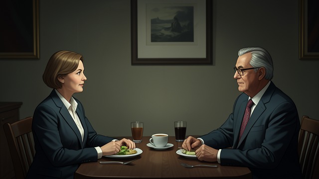 A Shared Lunch from "Where'd You Go Bernadette". A Shared Lunch A disclosure Elgin asks Soo-Lin about Bernadette and admits he is worried about his wife.