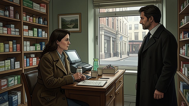 A Public Encounter from "Where'd You Go Bernadette". A Public Encounter Anxiety made visible Bernadette goes downtown to collect medication and falls asleep in a pharmacy.