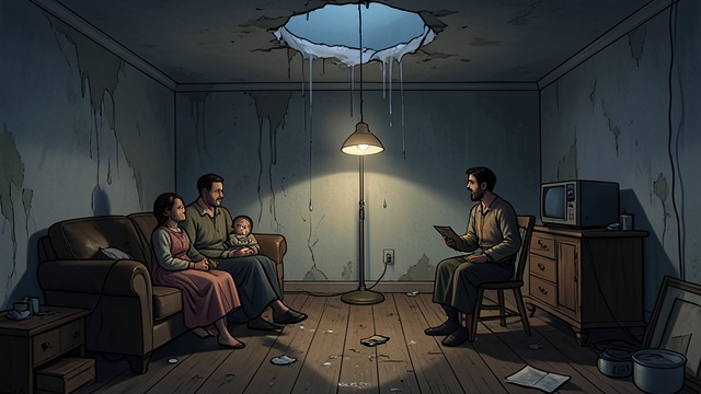 A House Made Ordinary from "Where'd You Go Bernadette". A House Made Ordinary Adapting to decay The family becomes accustomed to water stains, holes, and closed-off rooms.
