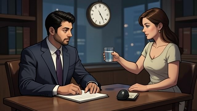 A Leave from Work from "Where'd You Go Bernadette". A Leave from Work A difficult absence Elgin worries that leaving Microsoft for the family trip will damage the project.