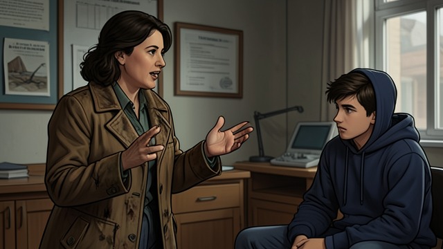 Protective Excuses from "Where'd You Go Bernadette". Protective Excuses A mother defending her son Audrey responds to school concerns by emphasizing Kyle’s humor and blaming institutional bias.