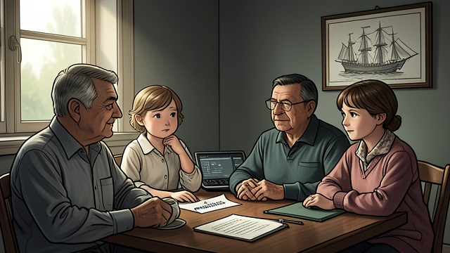 The Family’s Excitement from "Where'd You Go Bernadette". The Family’s Excitement Imagining togetherness Bernadette imagines avoiding other passengers by reserving a table for the family.