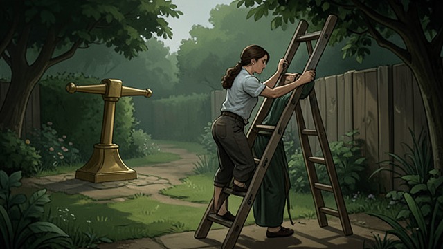 A Rescue and a New Life from "Where'd You Go Bernadette". A Rescue and a New Life An unexpected alliance Audrey uses the yard and a ladder to help Bernadette escape the intervention and gives her the dossier.