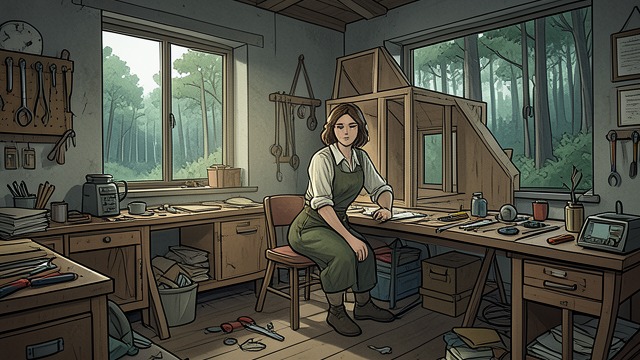 Work That Once Flourished from "Where'd You Go Bernadette". Work That Once Flourished Inventive labor Bernadette finds satisfaction in designing through materials and constraints.
