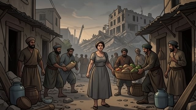 Witness to Disaster from "Longing". Witness to Disaster Suffering and mutual aid After moving to California, Day sees the devastation of the earthquake and neighbors feeding those who have lost…