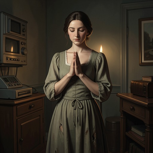 Monica’s Patient Hope from "Longing". This thread follows Monica’s faith, persistent concern for her son, and the brief shared spiritual experience that fulfills her hope.