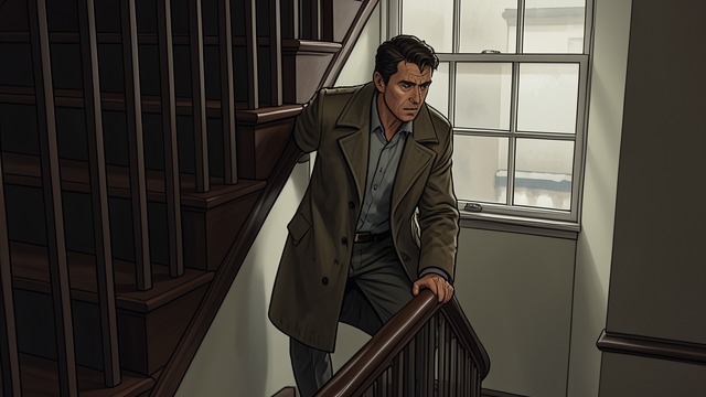The Staircase Home from "The Silence". Counting the Steps Childhood Recalled On his way back, Max remembers counting seventeen steps as a boy and climbs the apartment stairs without using the…
