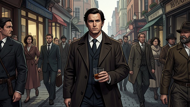 Into the Street Crowd from "The Silence". Leaving the Apartment A Declaration of Fatigue Max says he is done and walks out into crowded streets.