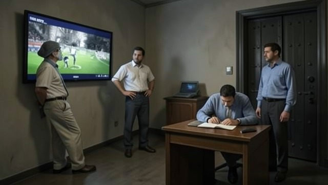 Five Different Attentions from "The Silence". A Room of Separate Lives Distinct Habits Max watches football, Diane observes the room, Martin thinks through physics, and the absent travelers remain expected…