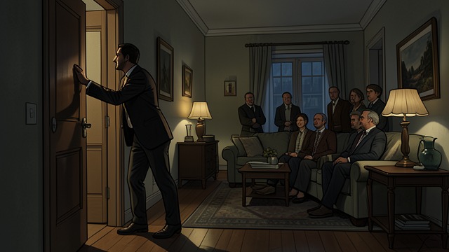 Neighbors Become Necessary from "The Silence". Doorway Contact Leaving the Apartment Max knocks on neighbors’ doors to learn what they have seen.