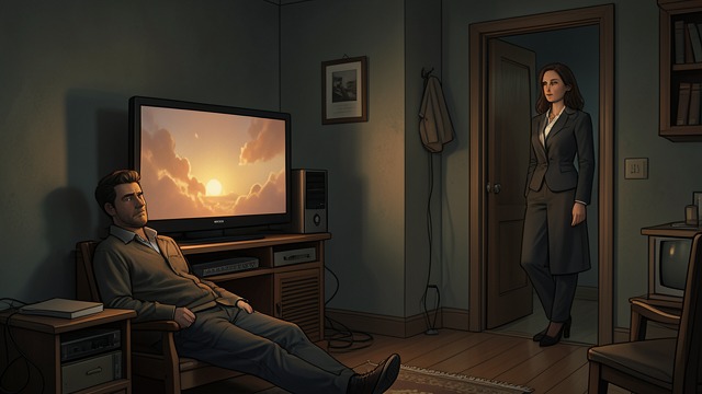 Football’s Scheduled Ritual from "The Silence". A Shared Event Familiar Roles Max watches the game, Diane comments on commercials, and Martin offers reflections from outside ordinary sports culture.