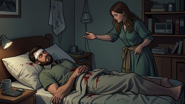 The Injury He Forgets from "The Silence". A Cut on the Forehead The Body Remembers Jim has a laceration, though he initially needs Tessa to remind him why they are headed to a clinic.
