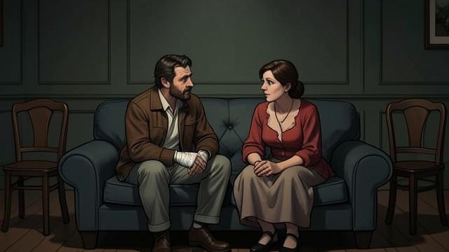 The Travelers Join Them from "The Silence". Arrival After the Crash Friends at the Door Jim and Tessa arrive with a bandaged wound and an account of the dark city.