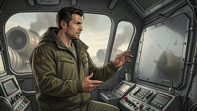 Minutes Measured on a Screen from "The Silence". The Flight’s Clock Numbers in Motion Jim reads arrival times, distance, altitude, and speed aloud as the plane crosses the sky.