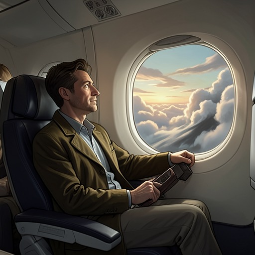 The Flight’s Progress from "The Silence". This thread follows Jim Kripps and Tessa Berens from the uneasy routine of their return flight into the sudden emergency that breaks it.