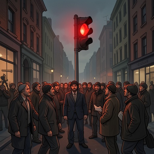 The Public Emergency Expands from "The Silence". This conflict thread follows the movement from isolated technical failure to reports of crowd unrest, bodily vulnerability, and global instability.