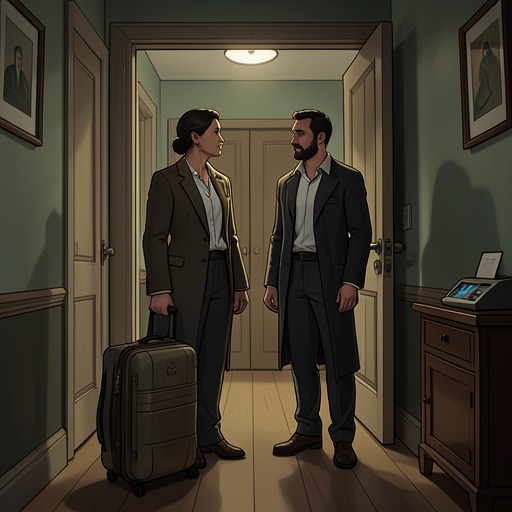 The Marriage of Habit and Return from "The Silence". This emotional thread traces how Diane and Max’s long partnership is exposed by the blackout, Max’s departure, and his return to the familiar room.