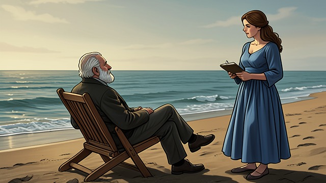 A Late Return from "My Policeman". A Late Return Fragile reunion After Patrick Hazlewood suffers strokes, Marion Taylor brings him to Peacehaven, where he can see the sea and receive care.