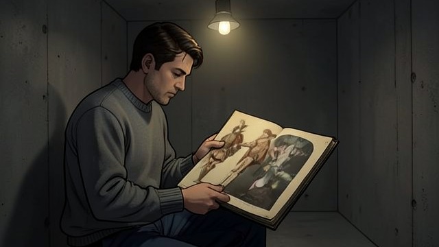 Art in Confinement from "My Policeman". Art in Confinement A remembered image In prison, Patrick Hazlewood studies a reproduction of La Danse, finding beauty among institutional walls.