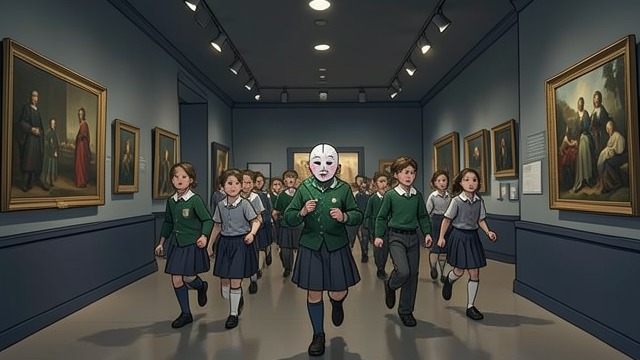 Children in the Gallery from "My Policeman". Children in the Gallery A successful experiment Patrick Hazlewood leads Marion Taylor’s class through exhibits and a mask-making activity, meeting the children…