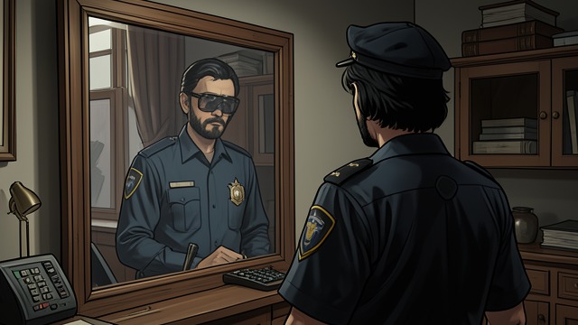 The Policeman’s Image from "My Policeman". The Policeman’s Image Public authority Tom Burgess takes pride in police work and in the disciplined image the uniform gives him.