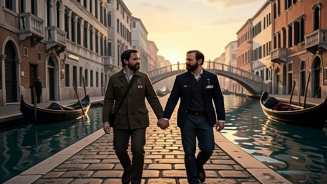 Venice’s Brief Freedom from "My Policeman". Venice’s Brief Freedom Life without concealment In Venice, Tom Burgess and Patrick Hazlewood share mornings, meals, and public closeness that Brighton cannot…